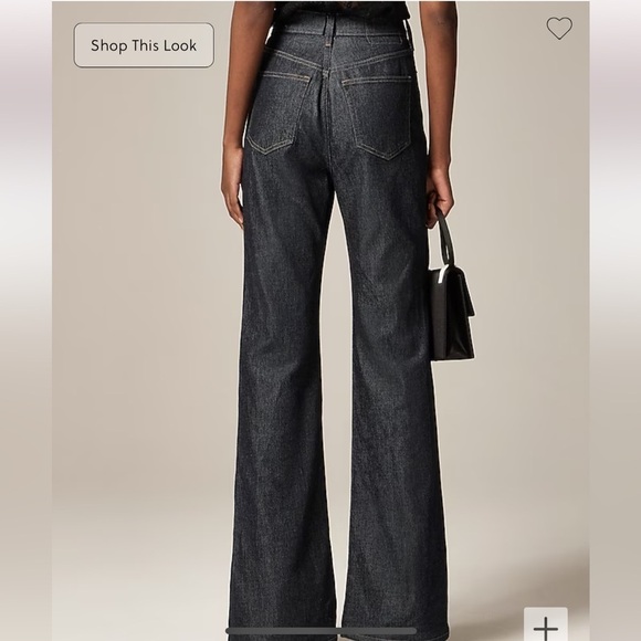 NWOT j crew resin rinse High-rise flare jean in 1996 semi-stretch - Picture 3 of 6
